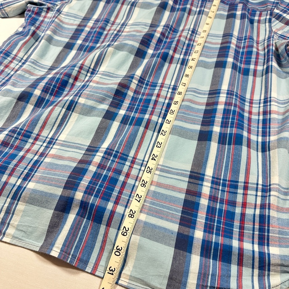 Men’s Columbia Plaid Cotton Short Sleeve Shirt Size XXL - Picture 5 of 6